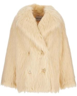 Stand Studio Katalina Fax-Fur Coat - Natural
