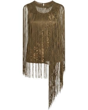 Ulla Johnson Fringed Top - Green