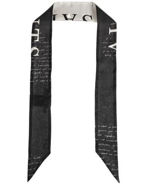 AllSaints Pattern Scarf - Black