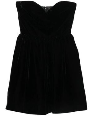 Saint Laurent Off-The-Shoulder Dress - Black