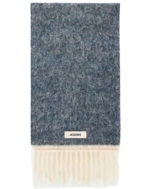 Jacquemus Fringed Scarf - Blue