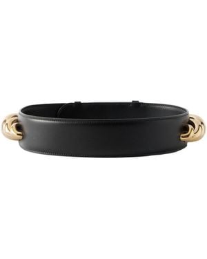 Alaïa Alaïa Torsion Embellished Belt - White