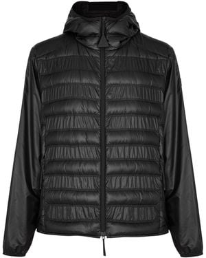 Moncler Waterproof Short Puffer Jacket - Black