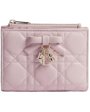 Dior Lady Dahlia Wallet - Pink