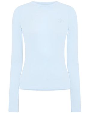 CASABLANCA Casa Ls Tee Ld54 - Blue