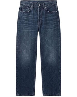 Moncler Straight Leg Denim Jeans - Blue
