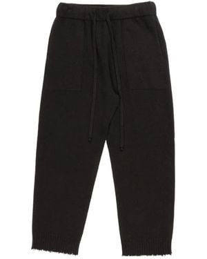 Uma Wang Elastic-Waist Casual Pants - Black