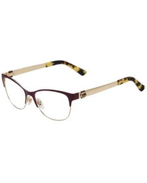 Gucci Logo Detail Flat Lens - White