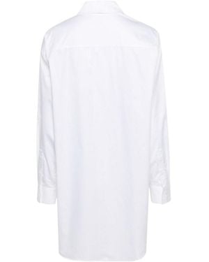 Calvin Klein Drop Shoulder Plain Shirt - White