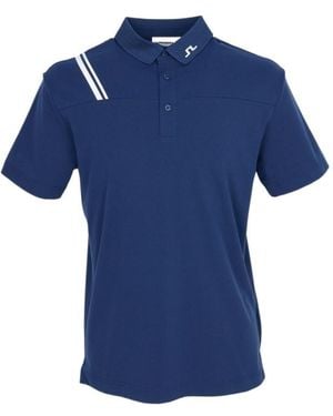 J.Lindeberg Short-Sleeved Polo Shirt - Blue