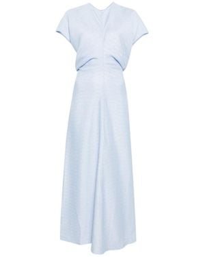 TOTEME Slouch-Waist Maxi Dress - Blue
