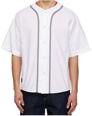 KENZO 'Boke Flower 2.0' Baseball Short Sleeve Shirt - White