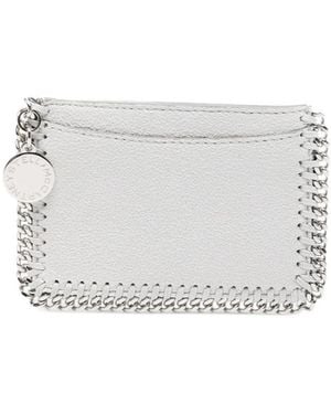 Stella McCartney Logo-Pendant Cardholder - White