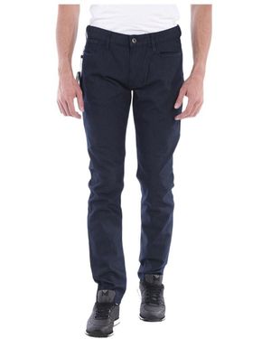 Armani Jeans Logo Jeans - Blue