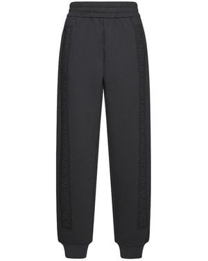 Fendi Loose Waist Sweatpants - Black