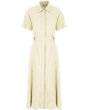Antonelli Blended Shirt Dress - Natural