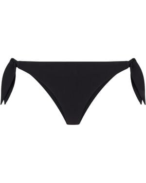 Brunello Cucinelli Self-Tie Bikini Bottom - Black