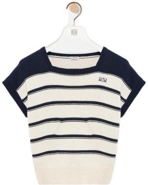 Loewe Sleeveless Jumper - Blue