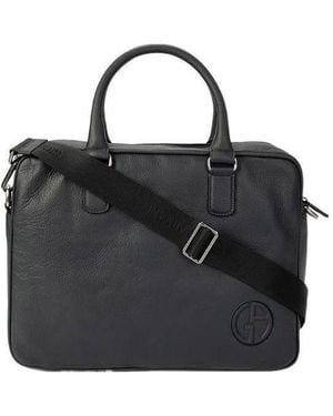Giorgio Armani Official Briefcase - Black