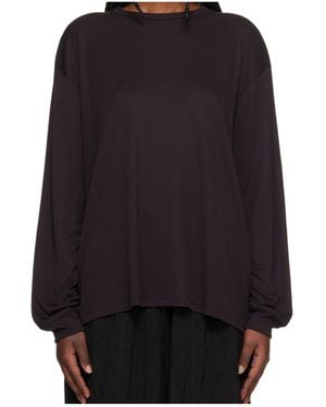 Studio Nicholson Simmons Long Sleeve T-Shirt - Blue