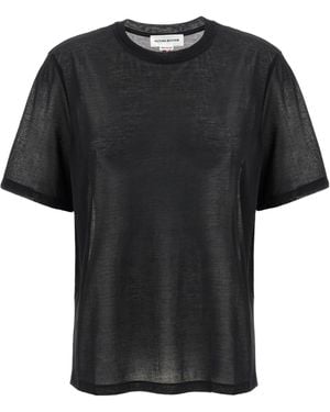 Tシャツ・カットソー VICTORIA BECKHAM Woman T-Shirt Black 1322JTS004130A 1 T-Shirt Bodysuit in Black – Victoria Beckham Inc