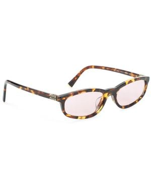 Miu Miu Full-Frame Flat Mirror - White