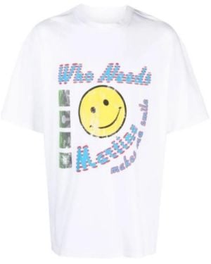 Martine Rose Graphic Print Cotton T-Shirt - White