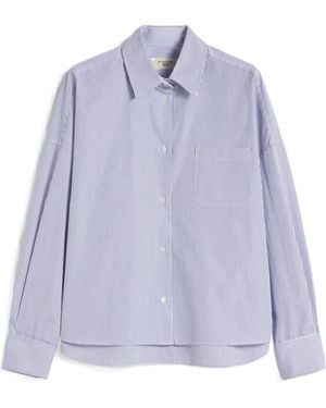 Weekend by Maxmara Oversized Poplin Shirt - Purple
