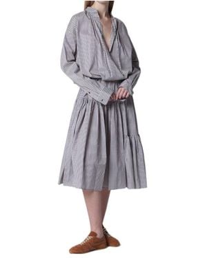 Dries Van Noten Shirt Dress - Gray