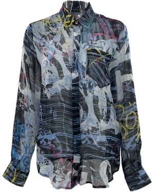 Sportmax Long-Sleeved Shirt - Blue