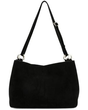 MANU Atelier Eterno Leather Shoulder Bag - Black