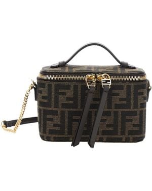 Fendi Vanity Jacquard Ff - Black