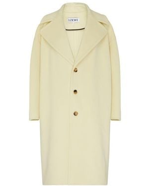 Loewe Long-Sleeved Coat - White