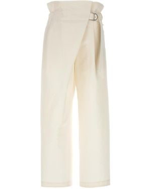 Issey Miyake 'Enfold' Trousers in White | Lyst