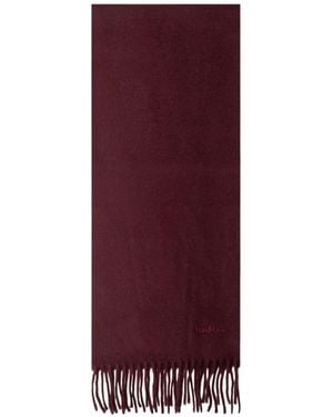 Max Mara Mxafragore Fringed Scarf - Purple