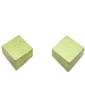Monies Geometric Earrings - Yellow