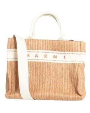 Marni Plain Color Handbags - White