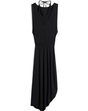 Lemaire Ruched Sleeveless Dresses - Black