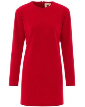Aniye By Sienna Mini Long-Sleeve Dress - Red