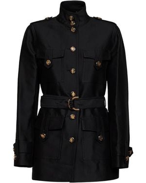 Zimmermann Valiant High Neck Jacket - Black