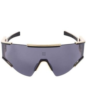 Balmain Eyewear Fleche Oversized Sunglasses - Blue