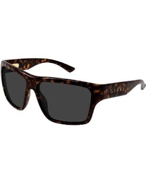 Gucci Geometric-Frame Sunglasses - Multicolor