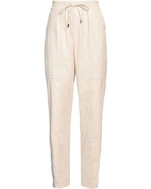 Isabel Marant Solid Color Casual Pants - Natural