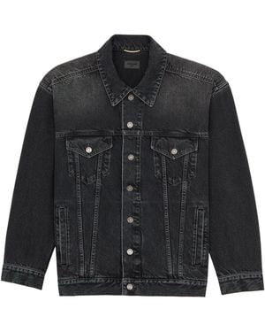 Saint Laurent Oversized Jean Jacket - Black