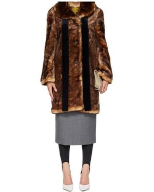 ShuShu/Tong Lapel Coat - Brown