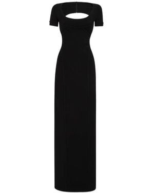 DSquared² Cut-Out Maxi Dress - Black