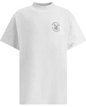 Balenciaga Logo Printed Crewneck T-Shirt - Multicolour