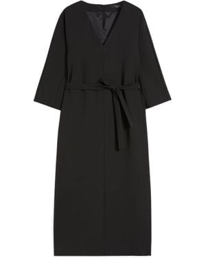 Weekend by Maxmara Woollen Cloth Dress - Black
