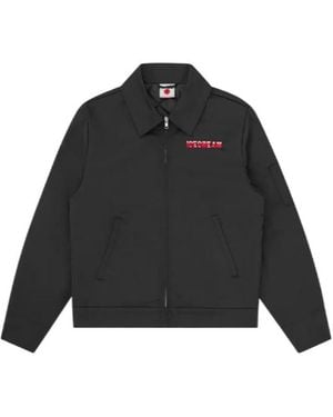 ICECREAM Logo-Embroidered Zip-Up Jacket - Black