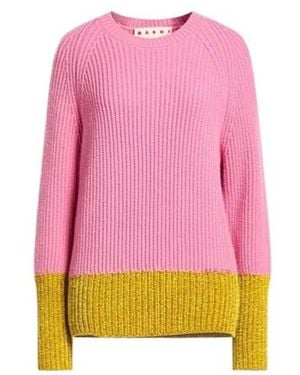Marni Wool Knitted Jumper - Pink